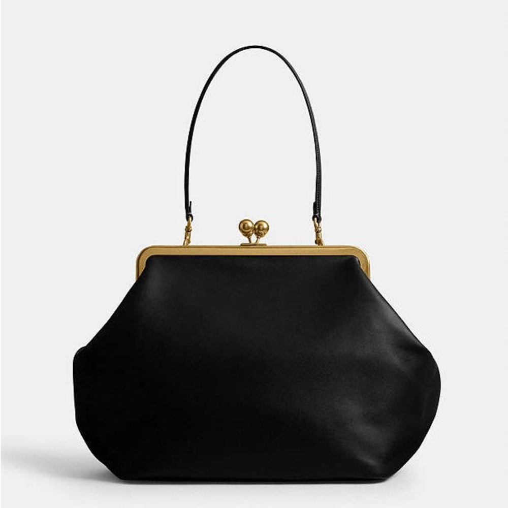 💥SOLD💥 COACH Large Kisslock Frame Bag